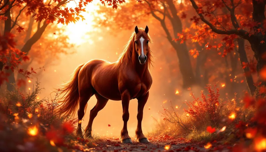 descubre cómo consultar el horóscopo chino durante 7 días y experimentar la energía poderosa y positiva del caballo rojo de fuego que te bendice y transforma tu vida.