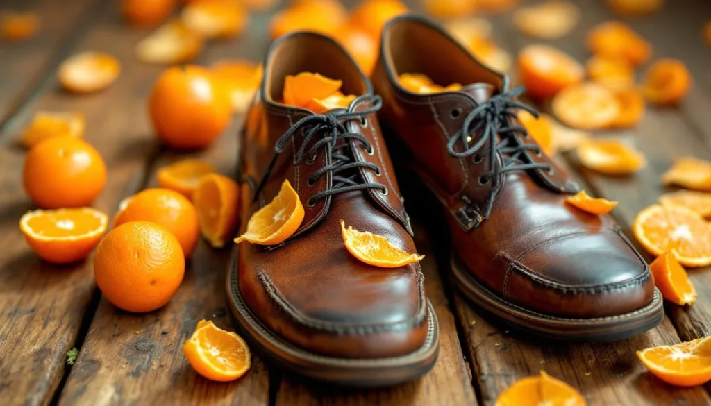descubre cómo usar cáscaras de mandarina en tus zapatos para eliminar el mal olor de forma natural, sin necesidad de ambientadores ni polvos.