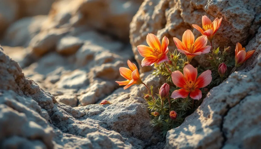 descubre cómo estas flores pueden crecer en rocas y suelos imposibles, adaptándose a condiciones extremas y mostrando la increíble fuerza de la naturaleza.