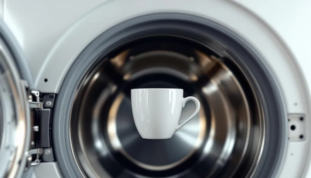 descubre cómo una simple taza en el tambor de tu lavadora puede eliminar la cal y el moho, dejando tu máquina limpia y funcionando como nueva.